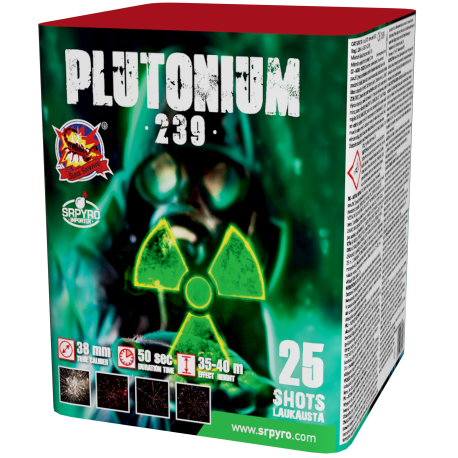 Plutonium 239 25 lövés 38mm
