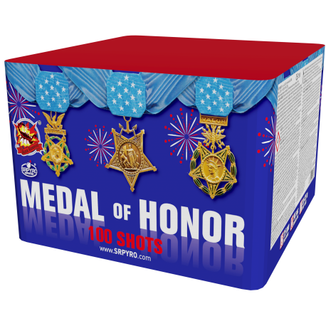 Ohňostroj Medal of honor 100rán 25mm 1db