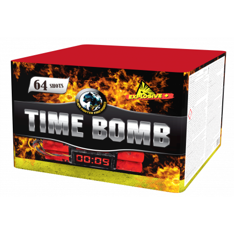 Tűzijáték telep Time bomb 64lövés 30mm 1db
